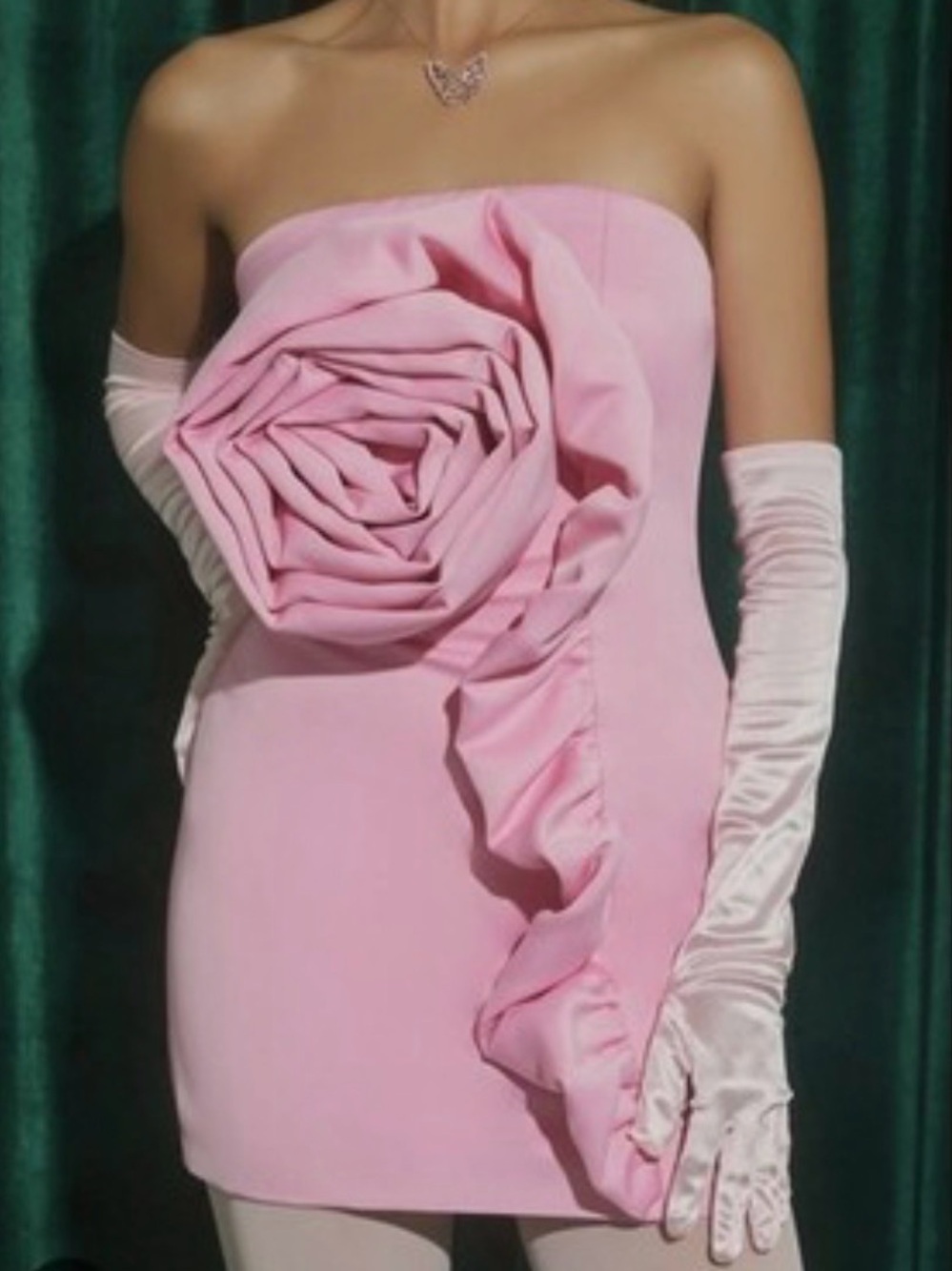 Forever 21 x Wicked Pink Rose Dress